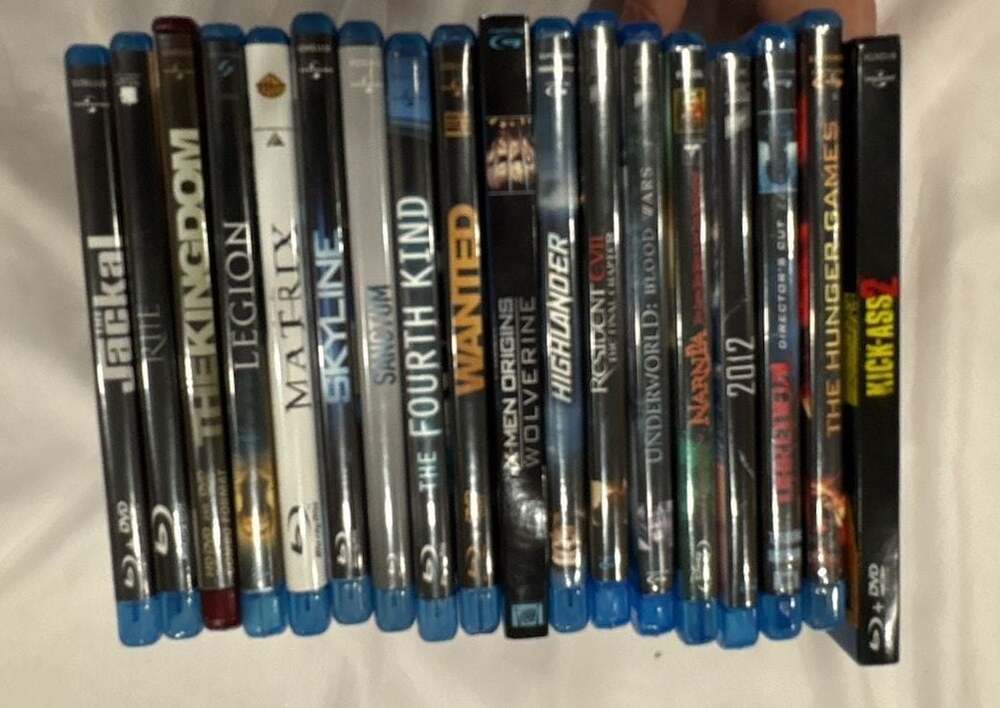 Lot of 18 Action and Sci-Fi Blu-ray Movies Collection